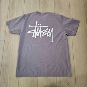 Purple Stussy Logo Shirt